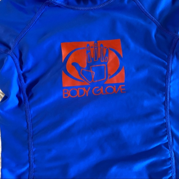 Body glove boys blue spf swim shirt surf shirt - Picture 2 of 6